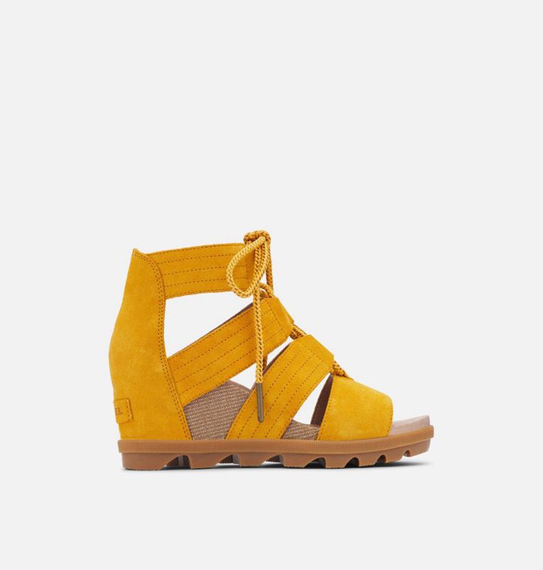 Sandalias Sorel Mujer - Joanie™ Ii Lace Wedge Amarillo - 34710-EHRD